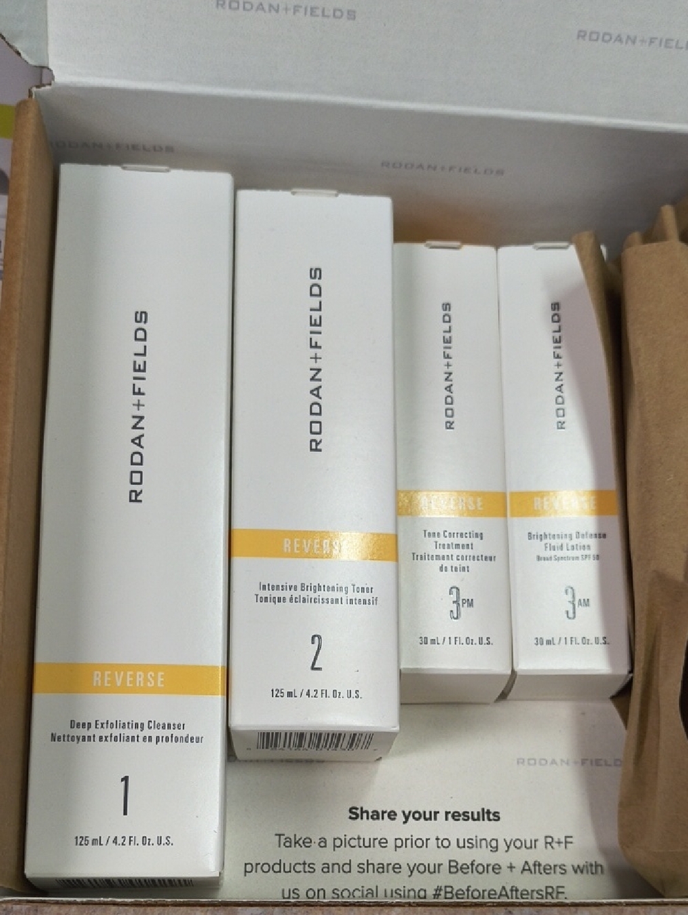 Rodan + Fields Reverse Skincare Set New In Box